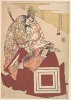 Free download Ichikawa Danjuro V in a Shibaraku Performance from the Play Mutsu no Hana no kata age free photo or picture to be edited with GIMP online image editor