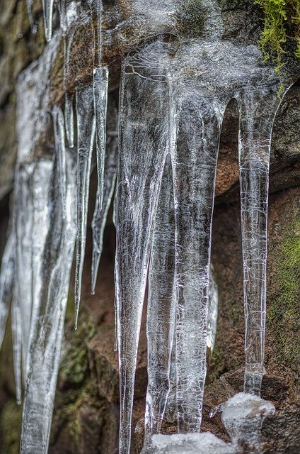 Kostenloser Download Icicles Frozen Ice - kostenloses Foto oder Bild zur Bearbeitung mit GIMP Online-Bildbearbeitung