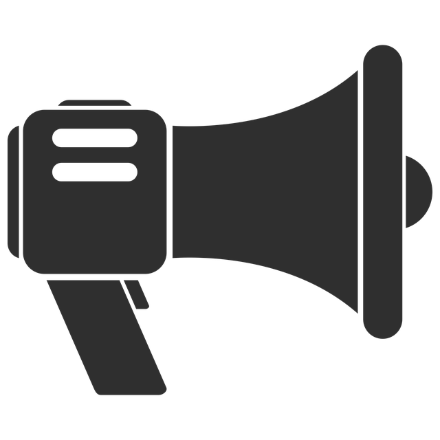 Free download Icon Black And White Megaphone -  free illustration to be edited with GIMP free online image editor