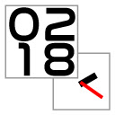 Icon Clock: tidiest toolbar time!  screen for extension Chrome web store in OffiDocs Chromium