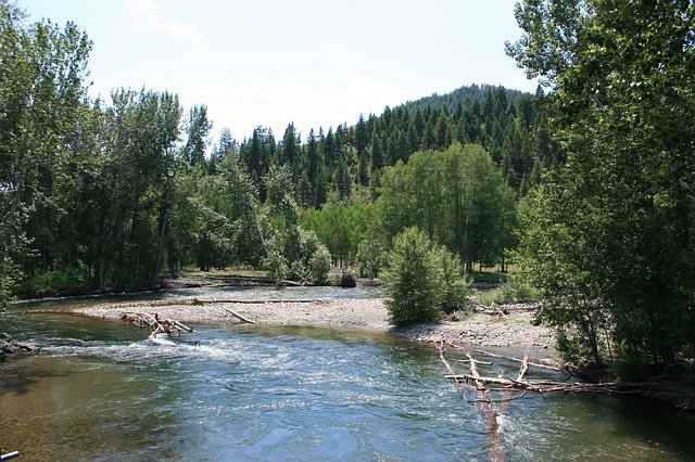 Free picture Idaho River Ketchum -  to be edited by GIMP free image editor by OffiDocs
