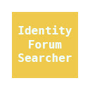Identity Forum Searcher  screen for extension Chrome web store in OffiDocs Chromium