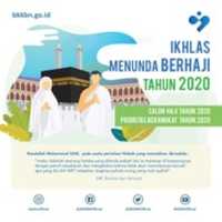 Free download Ikhlas Menunda Haji tahun 2020 free photo or picture to be edited with GIMP online image editor