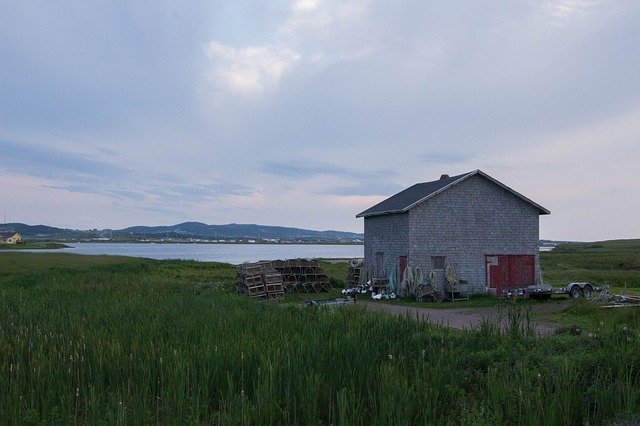 Free download Iles-De-La-Madeleine House Clouds -  free photo or picture to be edited with GIMP online image editor