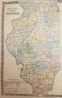 Free download illinois map used (2) free photo or picture to be edited with GIMP online image editor