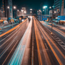Illuminated Street at Night  screen for extension Chrome web store in OffiDocs Chromium