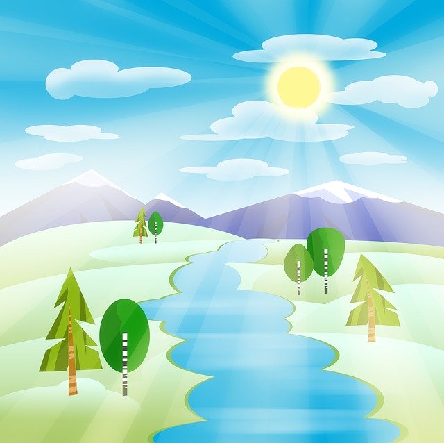 Free download Illustration Vector Landscape -  free illustration to be edited with GIMP free online image editor