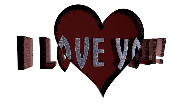Free download I Love You Heart -  free illustration to be edited with GIMP free online image editor
