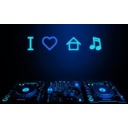 I <3 House Music  screen for extension Chrome web store in OffiDocs Chromium