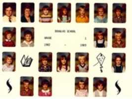 Free download image Douglas Elementary School, 1st Grade Class, 1982-83 free photo or picture to be edited with GIMP online image editor