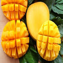 Image of ripe mango cut into small pieces  screen for extension Chrome web store in OffiDocs Chromium