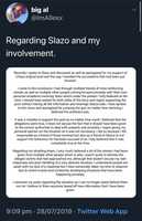 Free picture Imallexx statement on Slazo accusations to be edited by GIMP online free image editor by OffiDocs