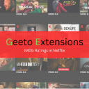 IMDB Rating in Netflix  screen for extension Chrome web store in OffiDocs Chromium