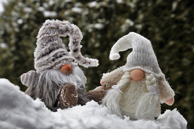 Free download imp couple together dwarves winter free picture to be edited with GIMP free online image editor