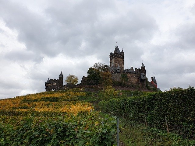 Descărcare gratuită Imperial Castle Cochem Mosel - fotografie sau imagini gratuite pentru a fi editate cu editorul de imagini online GIMP