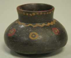 Free download Incised Painted Jar with Single Spout free photo or picture to be edited with GIMP online image editor