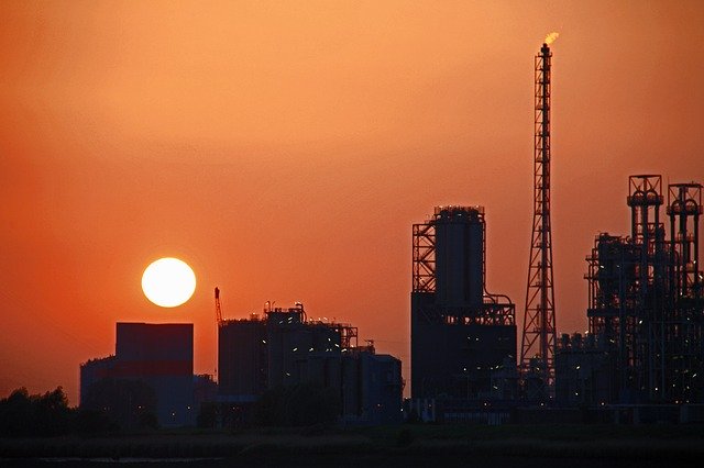 Free download Industry Sunset Heaven -  free photo or picture to be edited with GIMP online image editor
