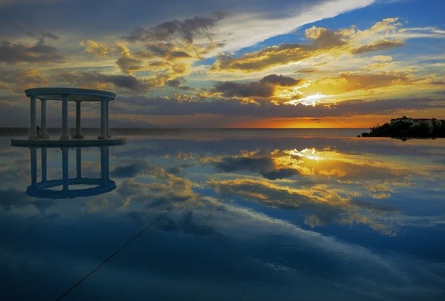 ດາວ​ໂຫຼດ​ຟຣີ Infinity Sunset Pool - ຮູບ​ພາບ​ຟຣີ​ຫຼື​ຮູບ​ພາບ​ທີ່​ຈະ​ໄດ້​ຮັບ​ການ​ແກ້​ໄຂ​ກັບ GIMP ອອນ​ໄລ​ນ​໌​ບັນ​ນາ​ທິ​ການ​ຮູບ​ພາບ​