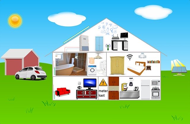 Free download Infographic House Electricity -  free illustration to be edited with GIMP free online image editor