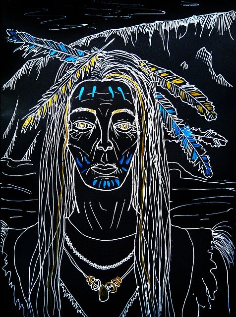 Free download Injun America The Leader -  free illustration to be edited with GIMP free online image editor
