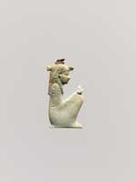 Free download Inlay of a squatting goddess, probably Hathor free photo or picture to be edited with GIMP online image editor