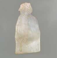 Free download Inlay: woman wearing a cylinder seal, playing a flute free photo or picture to be edited with GIMP online image editor