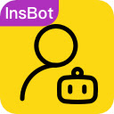 InsBot Batch like / follow / unfllow  screen for extension Chrome web store in OffiDocs Chromium