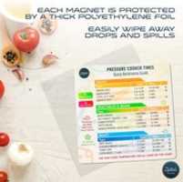 Free download Instant Pot Cheat Sheet Magnet Set free photo or picture to be edited with GIMP online image editor