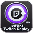 Instant Twitch Replay  screen for extension Chrome web store in OffiDocs Chromium