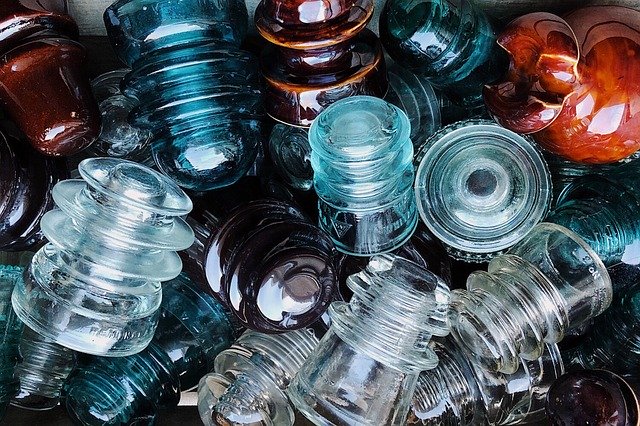 Free download Insulators Glass Electricity -  free photo or picture to be edited with GIMP online image editor
