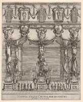 Free download Interior of the church of San Lorenzo in Florence (VEDVTA DELLA CHIESA PER DI DENTRO), from Ceremonies for the Funeral of Emperor Ferdinand II free photo or picture to be edited with GIMP online image editor