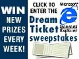 Free download Internet Explorer Dream Ticket Sidebar Ad free photo or picture to be edited with GIMP online image editor