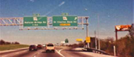 Free download Interstate 170 North at Exit 5, Route 180, St. Charles Rock Rd exit (1990)  free photo or picture to be edited with GIMP online image editor