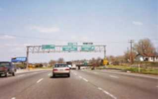 Free download Interstate 44 East at Exit 284A, Jamieson Ave exit (1992) free photo or picture to be edited with GIMP online image editor