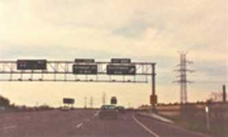 Free download Interstate 44 West at Exit 285, Southwest Ave exit (1990)  free photo or picture to be edited with GIMP online image editor