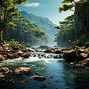 In the middle of the dense tropical forest  screen for extension Chrome web store in OffiDocs Chromium