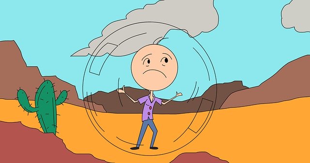 Free download Introvert Desert Isolated -  free illustration to be edited with GIMP free online image editor