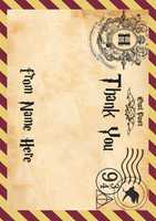 Free download Invitation Card - Harry Potter Theme  free photo or picture to be edited with GIMP online image editor