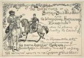 Free download Invitation to the South American Gauchos by the directors of Buffalo Bills Wild West Show free photo or picture to be edited with GIMP online image editor