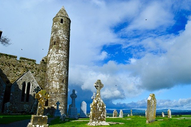 Free download Ireland Cross Rock Of Cashel High -  free photo or picture to be edited with GIMP online image editor