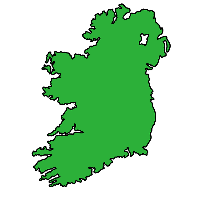 Free download Ireland Map Eire -  free illustration to be edited with GIMP free online image editor