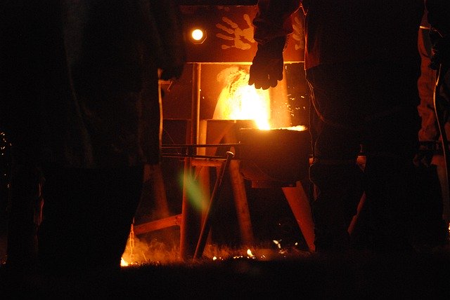Free download Iron Furnace Molten -  free photo or picture to be edited with GIMP online image editor