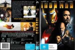 Free download Iron Man 2008 DVD Cover Art free photo or picture to be edited with GIMP online image editor