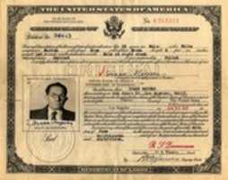 Free download Isaacs Naturalization Certificate free photo or picture to be edited with GIMP online image editor