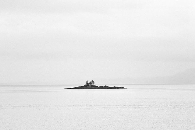 Free download island ocean high key fog mist free picture to be edited with GIMP free online image editor