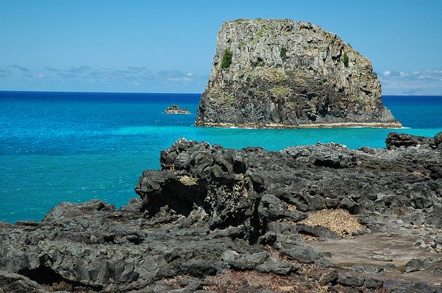 Free picture Island Rock Seascape -  to be edited by GIMP free image editor by OffiDocs
