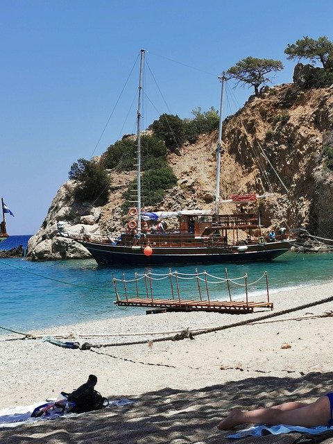 Free download Island Ship Greek -  free photo or picture to be edited with GIMP online image editor