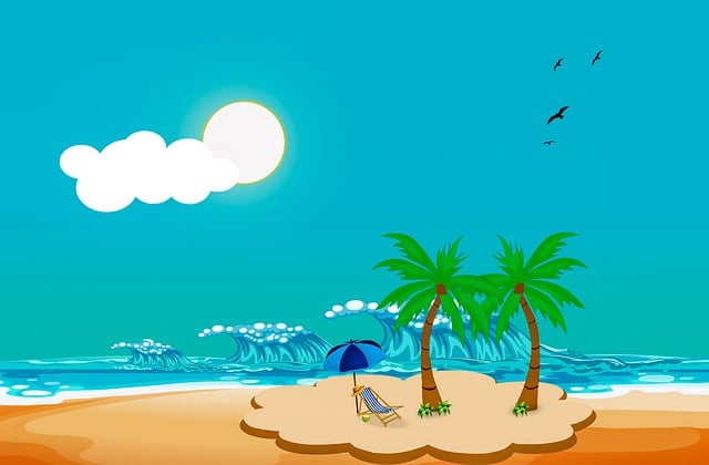 Free download island tropical island beach sea free picture to be edited with GIMP free online image editor