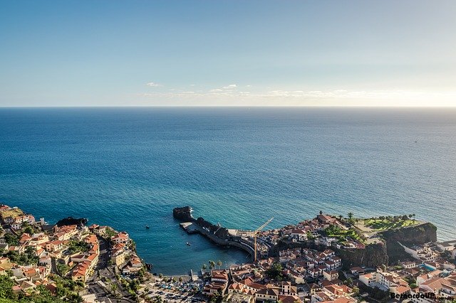 Descărcare gratuită Island Wood Câmara De Lobos Blue - fotografie sau imagine gratuită pentru a fi editată cu editorul de imagini online GIMP