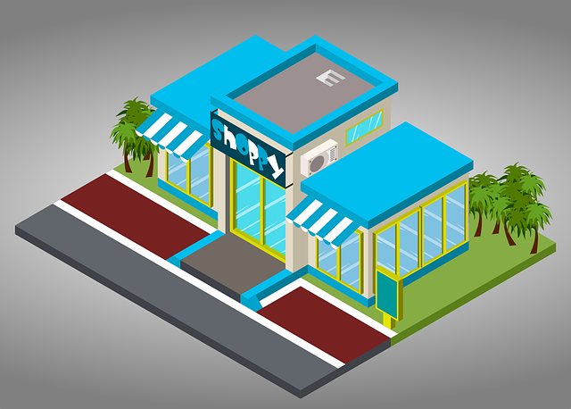 Free download Isometric 3D Shop - Free vector graphic on Pixabay free illustration to be edited with GIMP free online image editor